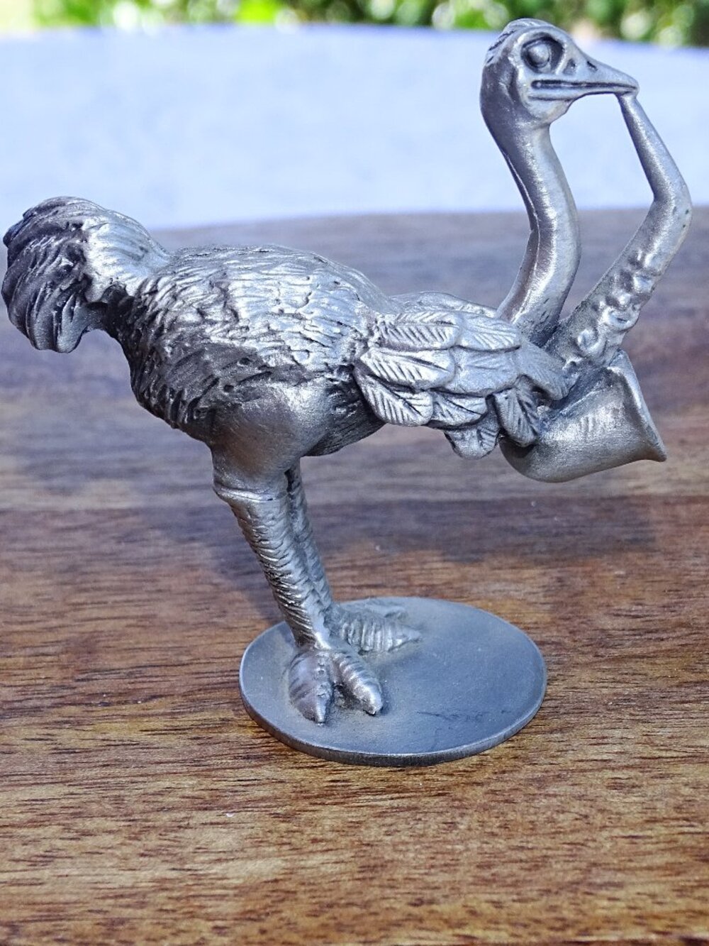 Hudson Pewter Ostrich Playing the Sax